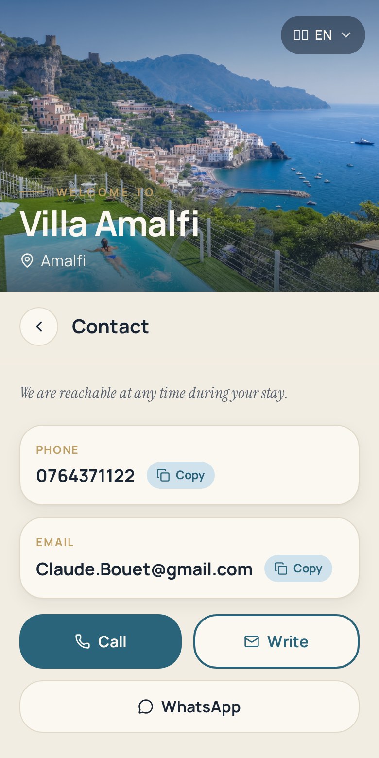 Zoguest guidebook — Contact
